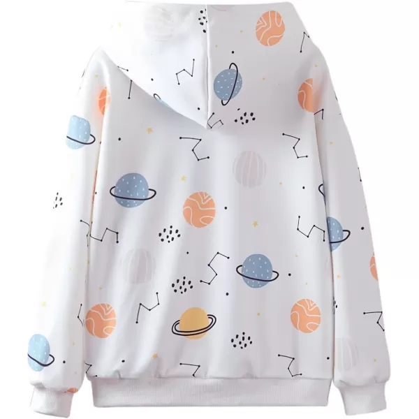 WELAKEN Girls and Toddlers Pullover Printed Hoodie Sweatshirt with Kangaroo PocketUniverse
