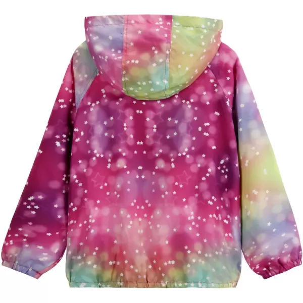 WELAKEN Lightweight Jacket for Girls Kids ampamp Toddler II Girls Print WaterResistant JacketDtiedyestar