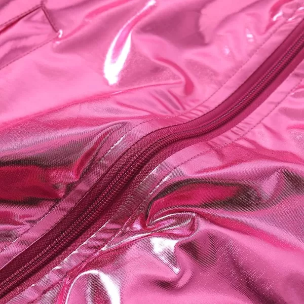 WELAKEN Sequin Jacket for Girls II Kid ampamp Toddler lightweight Flight Jacket Kids Bomber JacketFuchsia
