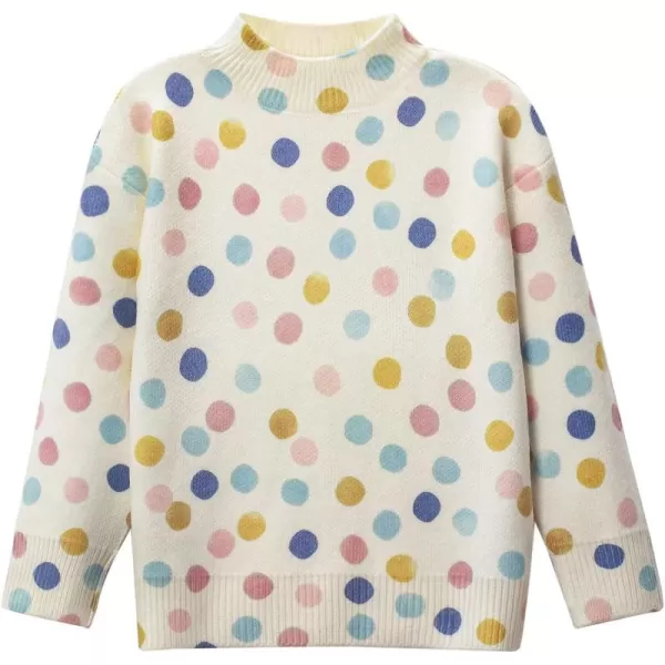 WELAKEN Pullover Sweaters for Girls Kids ampamp Toddler Little Girls Knitted SweatshirtsDot