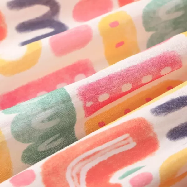 Floral Long Skirt for Girls Toddler ampamp Kids ampamp Teens II Girls ALine Maxi SkirtsMulticolor geometric