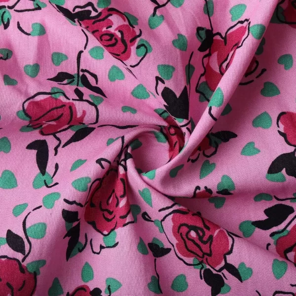 Floral Long Skirt for Girls Toddler ampamp Kids ampamp Teens II Girls ALine Maxi SkirtsRose pink