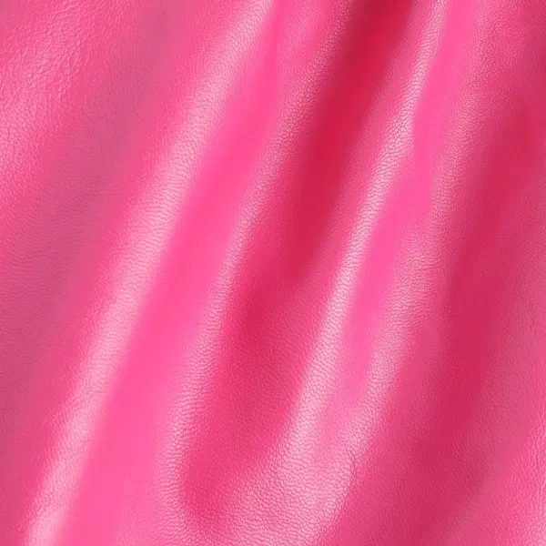 WELAKEN Faux Leather Skirt for Girls Toddler ampamp Kids ampamp Teens II Girls A Line Skirt with Two Front PocketsHeart hot Pink