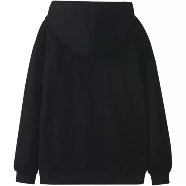 WELAKEN Girls Hoodies Sweatshirts Long Sleeves Pullover TopsGirls Club black
