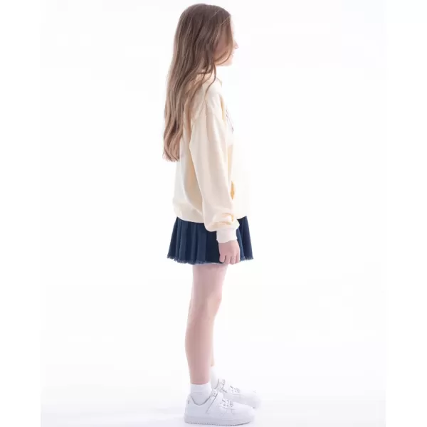 WELAKEN Girls Hoodies Sweatshirts Long Sleeves Pullover TopsLcalifornia beige