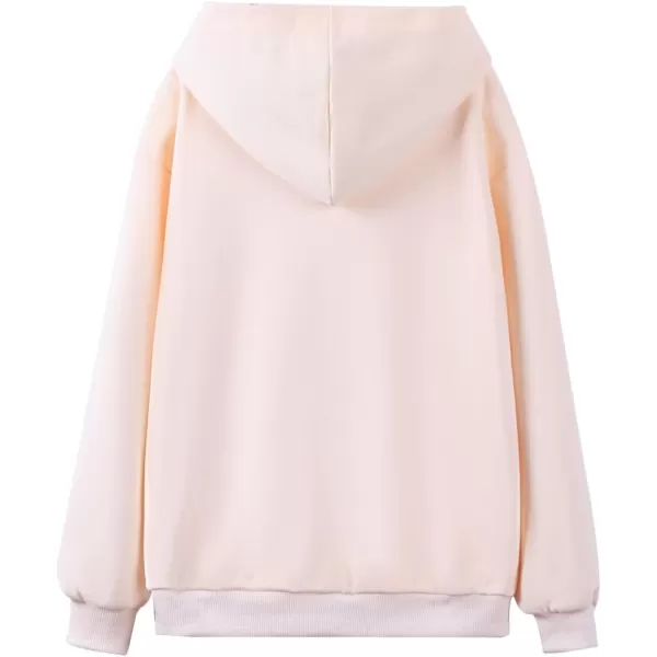 WELAKEN Girls Hoodies Sweatshirts Long Sleeves Pullover TopsLcalifornia beige