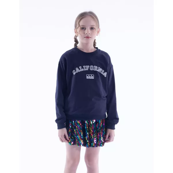 WELAKEN Girls Sweatshirts Long Sleeve Pullover Crewneck Tops ShirtsCalifornia