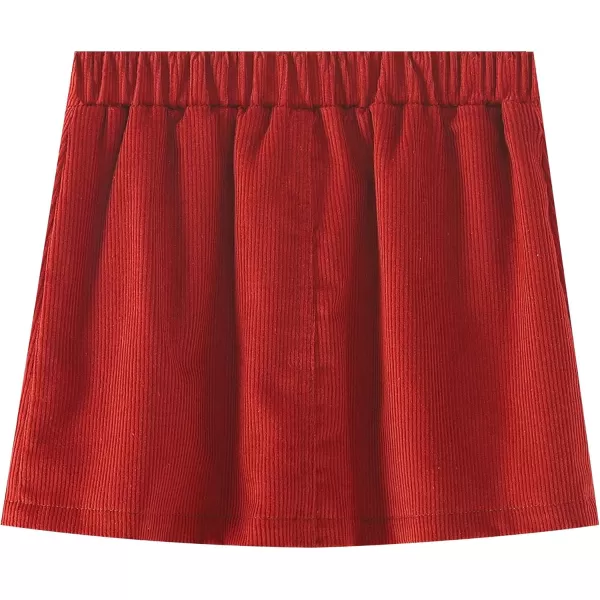 WELAKEN Girls and Toddlers Corduroy Short Mini SkirtHipred