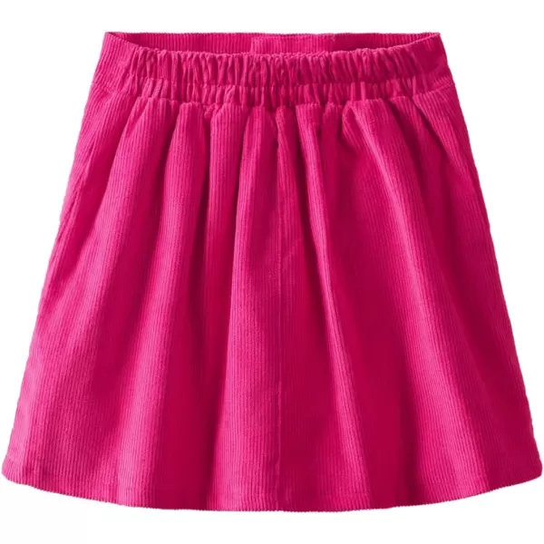 WELAKEN Girls and Toddlers Corduroy Short Mini SkirtHot Pink