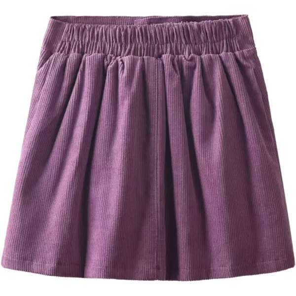 WELAKEN Girls and Toddlers Corduroy Short Mini SkirtPurple