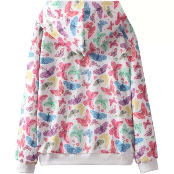 WELAKEN Loved Letter Print Sweatshirt for Baby Girl Toddler ampamp Kids Pullover HoodiesButterfly
