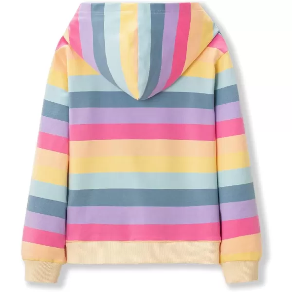 WELAKEN Unicorn Sweatshirts for Girls Toddler ampamp Kids II Little Girls Pullover Tops Sweaters ampamp HoodiesArainbow Zipper