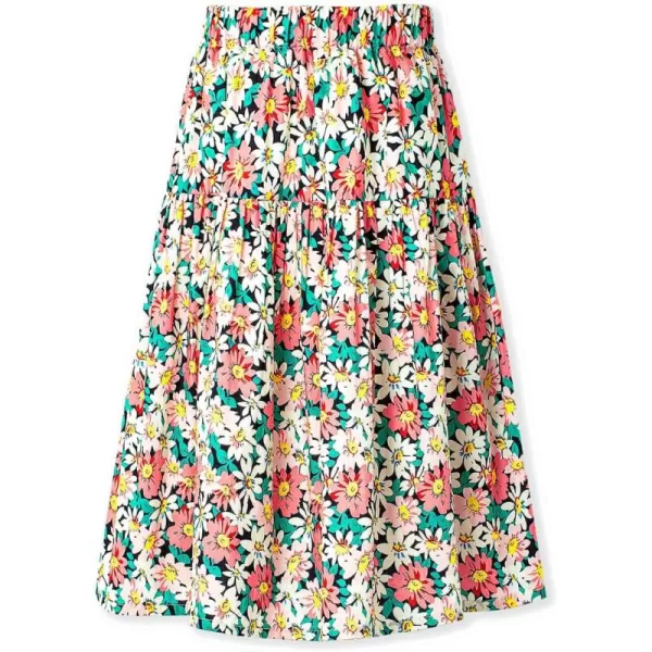 Floral Long Skirt for Girls Toddler ampamp Kids ampamp Teens II Girls ALine Maxi Skirts Daisy