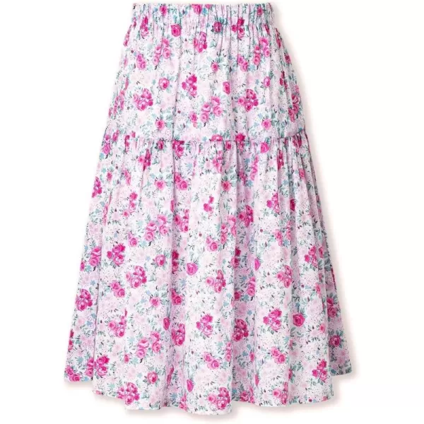 Floral Long Skirt for Girls Toddler ampamp Kids ampamp Teens II Girls ALine Maxi SkirtsFloralf