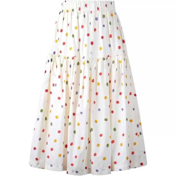 Floral Long Skirt for Girls Toddler ampamp Kids ampamp Teens II Girls ALine Maxi SkirtsPolka Dot