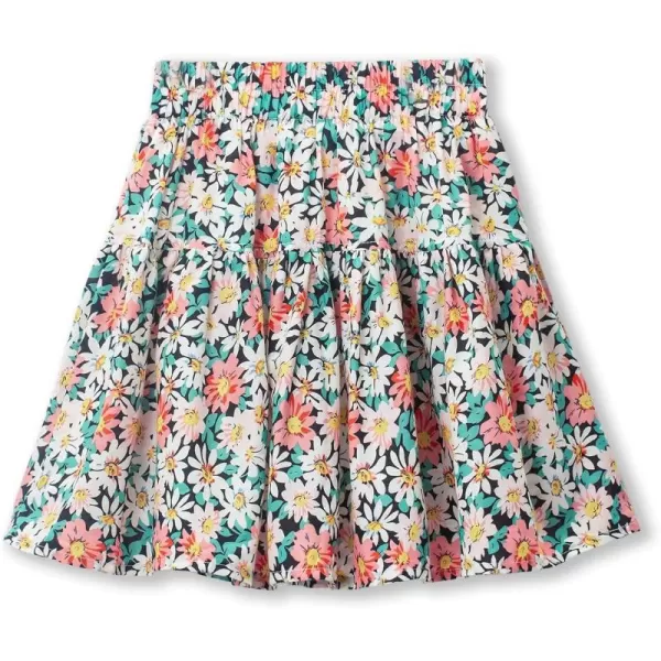Girls and Toddlers Skirts Floral ampamp Plaid Mini Skirt with Builtin ShortsDaisy