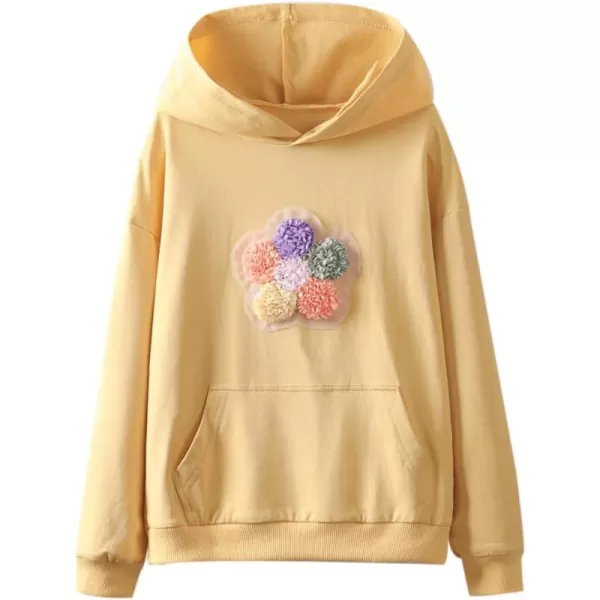 WELAKEN Girls Hoodies Sweatshirts Long Sleeves Pullover TopsPatchflower