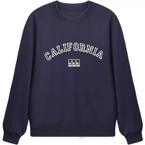 WELAKEN Girls Sweatshirts Long Sleeve Pullover Crewneck Tops ShirtsCalifornia