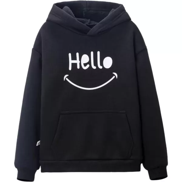 WELAKEN Loved Letter Print Sweatshirt for Baby Girl Toddler ampamp Kids Pullover HoodiesFleecehello