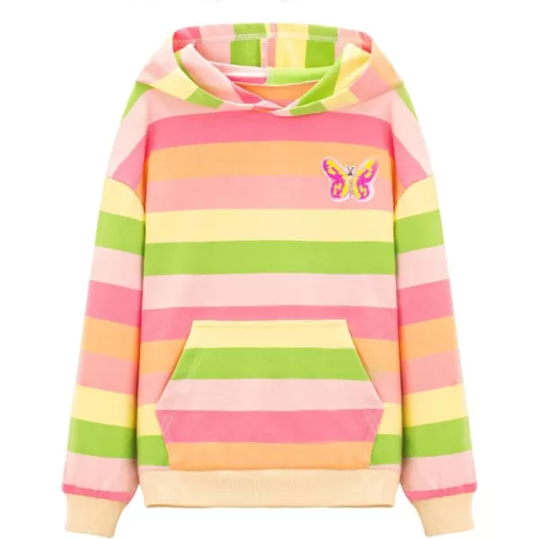 WELAKEN Unicorn Sweatshirts for Girls Toddler ampamp Kids II Little Girls Pullover Tops Sweaters ampamp HoodiesArainbow butterfly