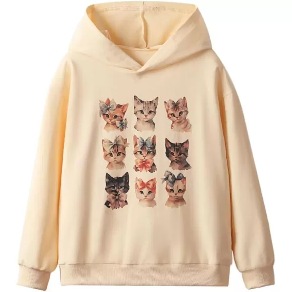 WELAKEN Unicorn Sweatshirts for Girls Toddler ampamp Kids II Little Girls Pullover Tops Sweaters ampamp HoodiesCatsaquamarine