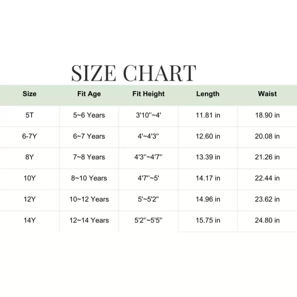 WELAKEN Jean Skirt for Girls Toddler ampamp Kids II Girls Elastic Waist A Line Mini Denim SkirtsBlue pencil