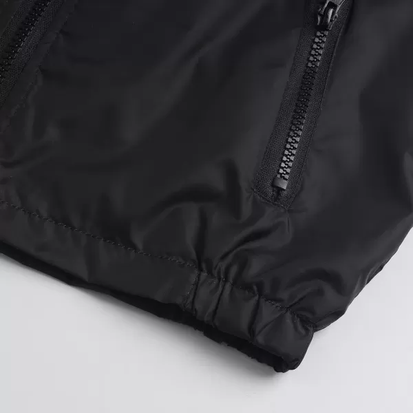 WELAKEN Lightweight Jacket for Boys Kids ampamp Toddler II Girls Print Waterresistant JacketPblack