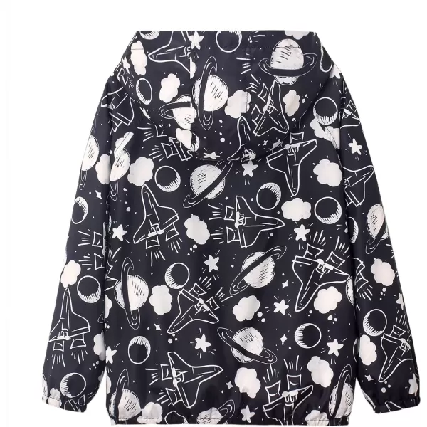 WELAKEN Lightweight Jacket for Boys Kids ampamp Toddler II Girls Print Waterresistant JacketUniverse