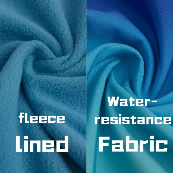 WELAKEN Fleece lined Jackets with WaterResistance Frabic for Kids ampamp Toddler II Girls Rain Jacket ampamp coatsBlue