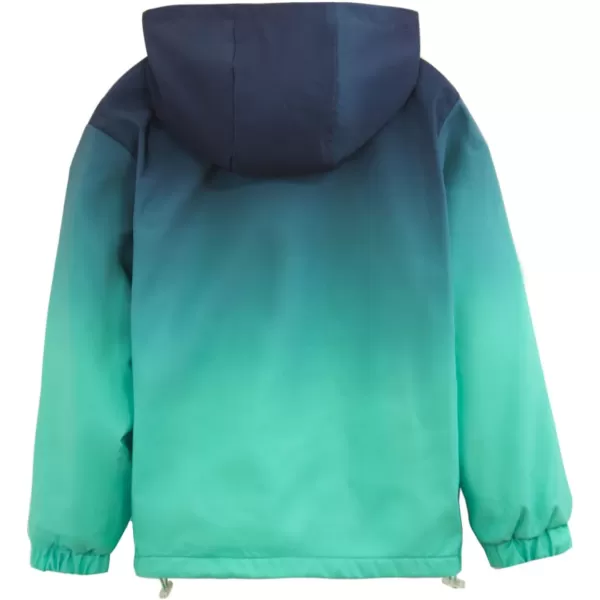 WELAKEN Fleece lined Jackets with WaterResistance Frabic for Kids ampamp Toddler II Girls Rain Jacket ampamp coatsGreen