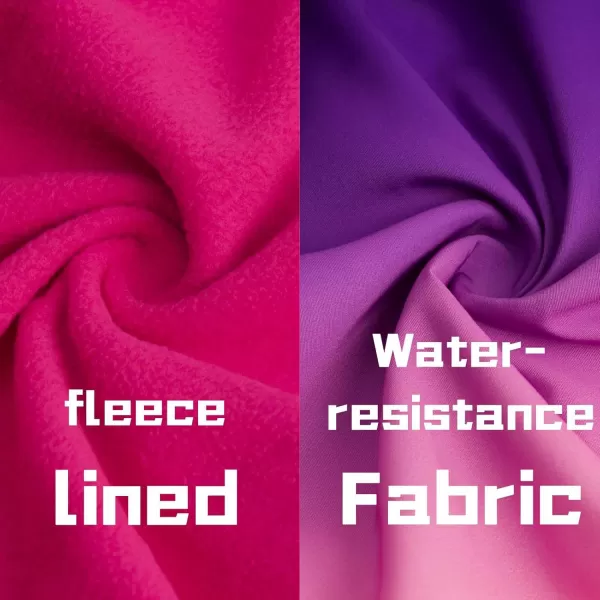 WELAKEN Fleece lined Jackets with WaterResistance Frabic for Kids ampamp Toddler II Girls Rain Jacket ampamp coatsPink