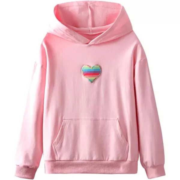 WELAKEN Unicorn Sweatshirts for Girls Toddler ampamp Kids II Little Girls Pullover Tops Sweaters ampamp HoodiesHeartpink