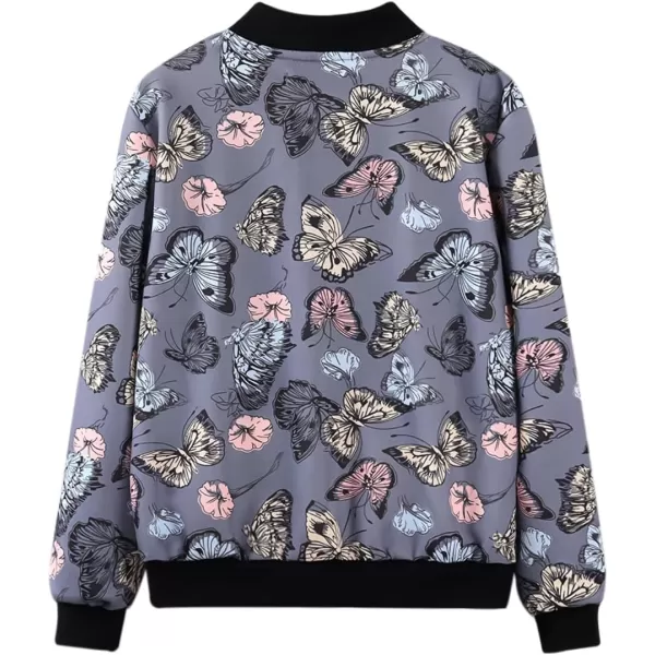 WELAKEN Tie Dye Jacket for Girls Kids ampamp Toddler II Little Girls Lightweight Jackets OuterwearButterfly