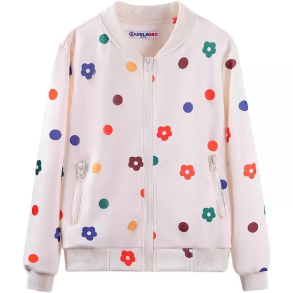 WELAKEN Tie Dye Jacket for Girls Kids ampamp Toddler II Little Girls Lightweight Jackets OuterwearDot