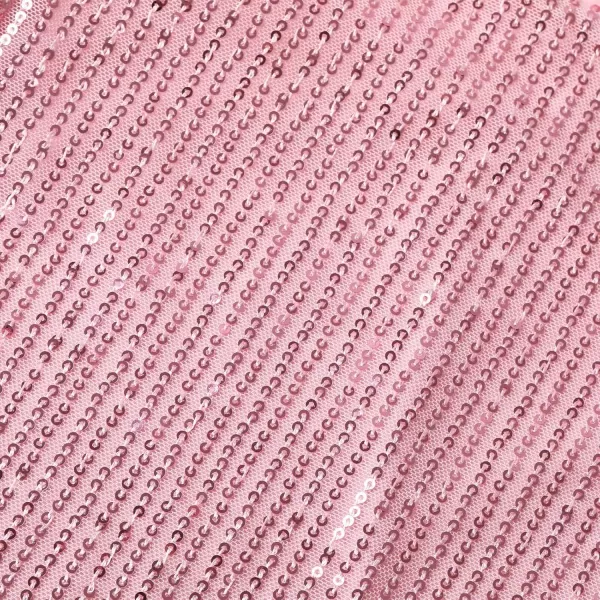 WELAKEN Sequin Long Skirt for Girls Toddler ampamp Kids Sparkle ALine Midi SkirtsPink