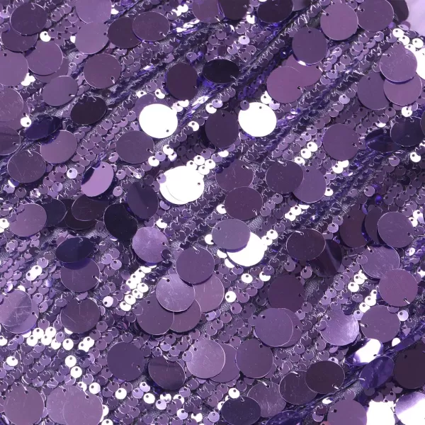 imageWELAKEN Sparkly Sequin Skirt for Girls Toddler ampamp Kids Elastic Waistband Skirts with LiningAglitter purple