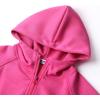 imageWELAKEN Girls ZipUp Hoodie Sweatshirt Kids Long Sleeve Hooded Sweatshirt with PocketsHot Pink