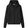 imageWELAKEN Girls ZipUp Hoodie Sweatshirt Kids Long Sleeve Hooded Sweatshirt with PocketsBlack