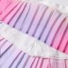 imageWELAKEN Girls Pleated Skirt Flowy Elastic Waist Chiffon Athletic SkortsTiedye