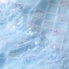 imageGirl Sequin Mesh Bloues Sparkle Ruffle Collar Long Sleeve Shirts Tops512 YearsBlue