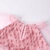 imageGirl Sequin Mesh Bloues Sparkle Ruffle Collar Long Sleeve Shirts Tops512 YearsPink