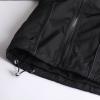 imageWELAKEN Girls Lightweight Jacket WaterResistant Windbreaker Hooded Rain Coats with PocketsBlack