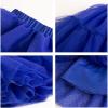 imageGirls Midi Skirts 4 Layered Tulle Tutu Skirt for Kids ampamp Teen ampamp ToddlerBlue dot