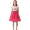 imageGirls Midi Skirts 4 Layered Tulle Tutu Skirt for Kids ampamp Teen ampamp ToddlerHot Pink dot