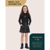 imageWELAKEN Faux Leather Skirt for Girls Toddler ampamp Kids II Girls A Line Skirt with Two Front PocketsBlack heart Pockets
