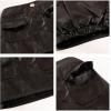 imageWELAKEN Faux Leather Skirt for Girls Toddler ampamp Kids II Girls A Line Skirt with Two Front PocketsBlack square Pocket