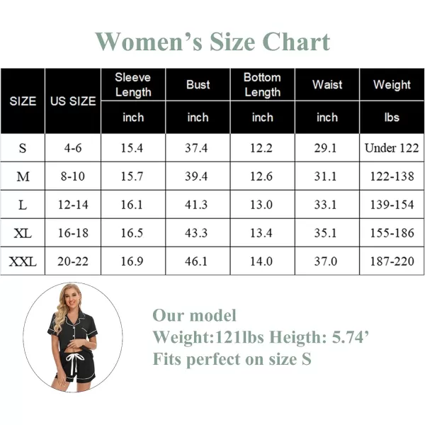 Leikar Womens Button Down Pajama Sets Bride Pajamas Sets Sleepwear Shorts Lounge SetBdark Grey