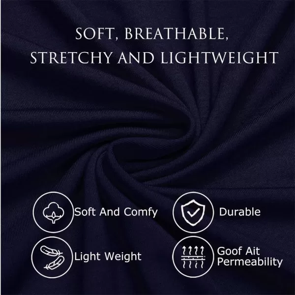 Leikar Sexy Lingerie For Women Cotton Nightgowns V Neck Babydoll Chemise SleepwearBlue