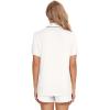 imageLeikar 2 Pack Button Up Pajama Set For Women Sleepwear Soft Pjs Bride PajamasBlackWhite