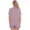 imageLeikar 2 Pack Button Up Pajama Set For Women Sleepwear Soft Pjs Bride PajamasBrickViolet